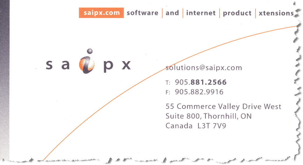 SAIPX - Extending your business transactions to the world... 